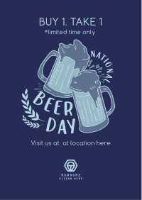 Beer Day Celebration Flyer