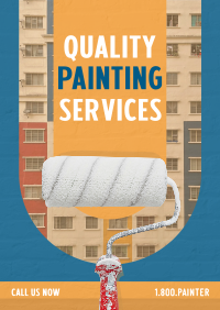 Painting Wall Exterior Flyer