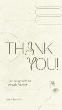 Elegant Thank you Facebook Story Design