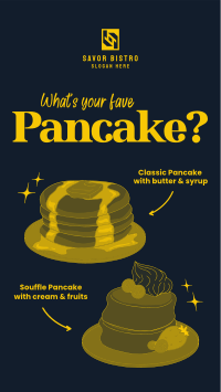 Classic and Souffle Pancakes Facebook Story Image Preview