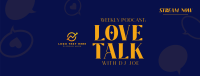Love Talk Facebook Cover Design