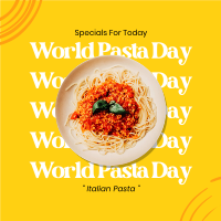 Pasta For Italy Instagram Post Design