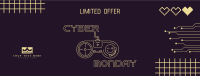 Cyber Monday Gaming Controller  Facebook Cover Design