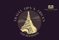 Paris Travel Booking Pinterest Cover