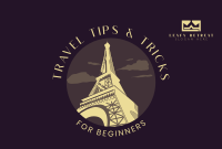 Paris Travel Booking Pinterest Cover Image Preview