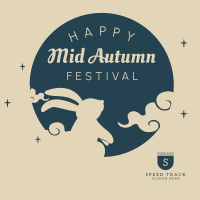 Happy Mid Autumn Festival Instagram Post