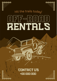 Rustic Off-road Rentals Flyer