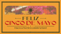 Cinco De Mayo Typography Facebook Event Cover