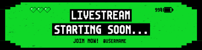 Livestream Start Gaming Twitch Banner Image Preview