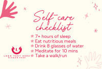 Self care checklist Pinterest Cover