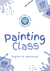 Quirky Painting Class Flyer