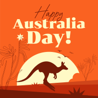 Australian Kangaroo Instagram Post