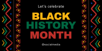 Celebrate Black History Twitter Post