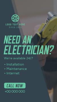 Electrical Maintenance Handyman Instagram Story