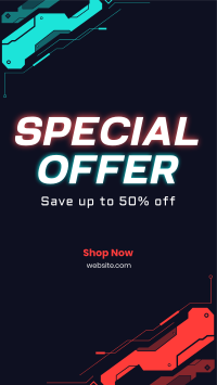 Mechanical Special Offer Instagram Story