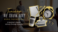 Professor Teacher's Day Animation