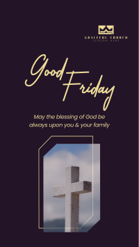 Good Friday Cross Facebook Story Image Preview