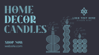 Decorative Home Candle Facebook Event Cover