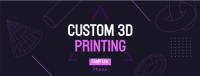 3d Printing Services Facebook Cover Design