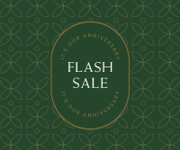 Anniversary Flash Sale Facebook Post