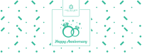 Wedding Anniversary Rings Facebook Cover Image Preview