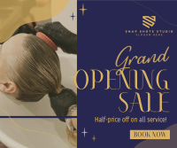 Salon Opening Discounts Facebook Post