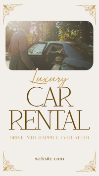 Luxury Car for Rent Facebook Story