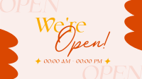 We're Open Now Animation