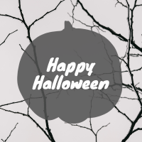 Simple Halloween Greeting Instagram Post