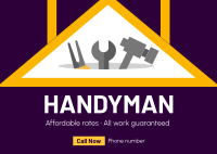 Expert Handyman Services Postcard