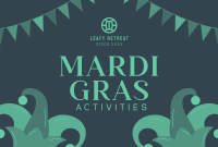 Mardi Gras Celebration Pinterest Cover Image Preview