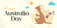 Kangaroo Australia Day Twitter Post