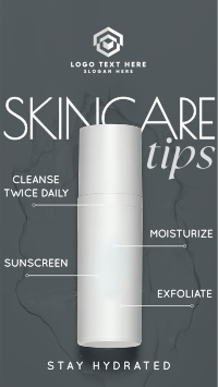 Minimalist Skincare Tips Instagram Reel Image Preview