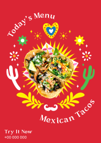 Mexican Taco Poster