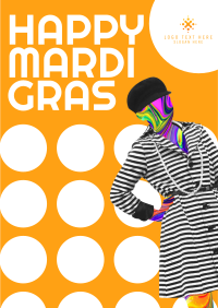 Mardi Gras Circles Flyer