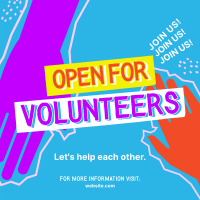 Volunteer Helping Hands Instagram Post Image Preview