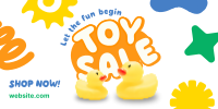 Quirky Toy Sale Twitter Post