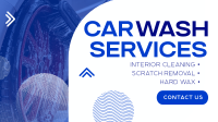 Minimal Car Wash Service Facebook Event Cover