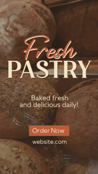 Rustic Pastry Bakery Instagram Reel