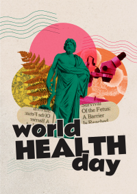 World Health Day Collage Poster