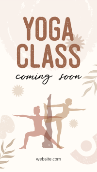 Yoga Class Coming Soon Instagram Story