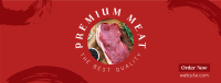 Premium Meat Facebook Cover Image Preview