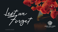 Red Poppies Anzac Day Animation