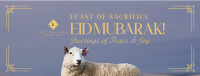 Eid Mubarak Sheep Facebook Cover