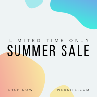 Summer Sale Puddles Instagram Post