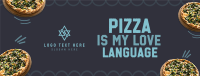 Fun Pizza Quotes Facebook Cover Design