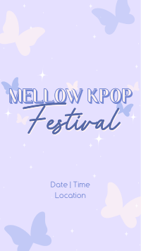 Mellow Kpop Fest Facebook Story