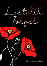 Remembrance Day Flyer example 2