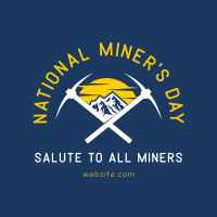 Miner's Day Instagram Post example 2