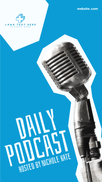 Daily Podcast Cutouts Facebook Story